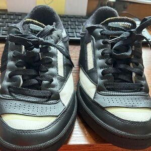 Reebok Classic Black and White Sneakers